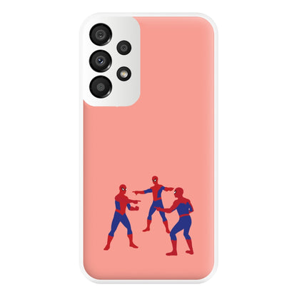 Spider Hero Pointing Meme Galaxy A33 Case