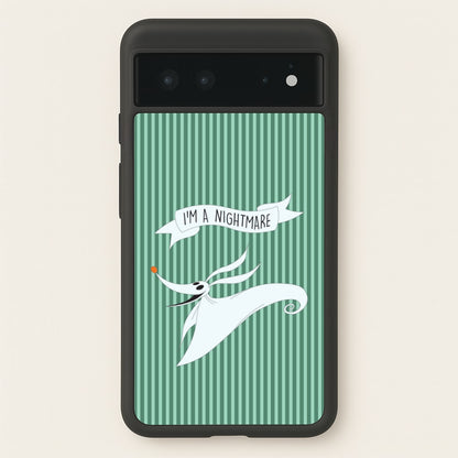 Stripey I'm A Nightmare Google Pixel 6 Case