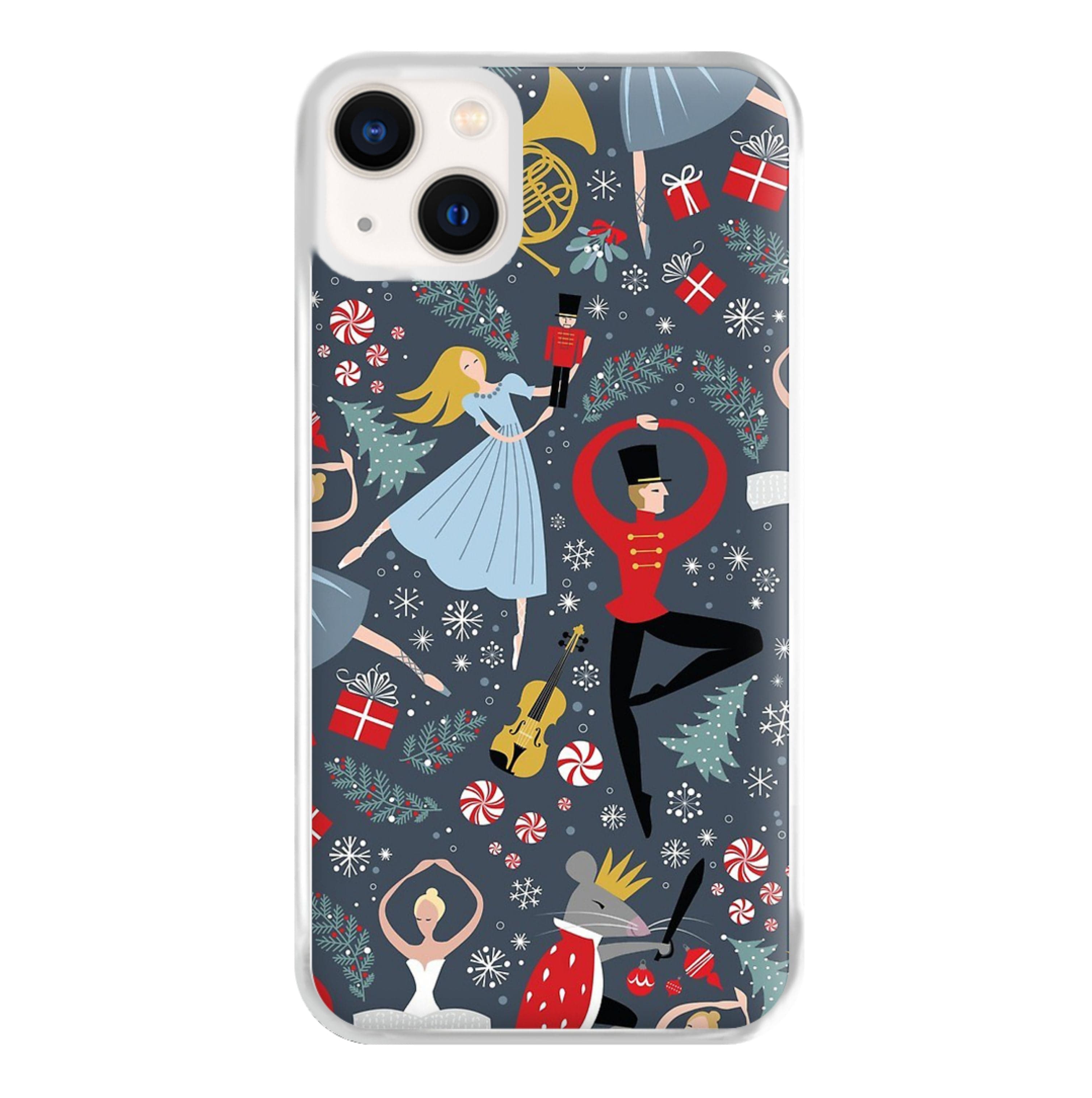 Nutcracker Ballet Pattern - Christmas Phone Case