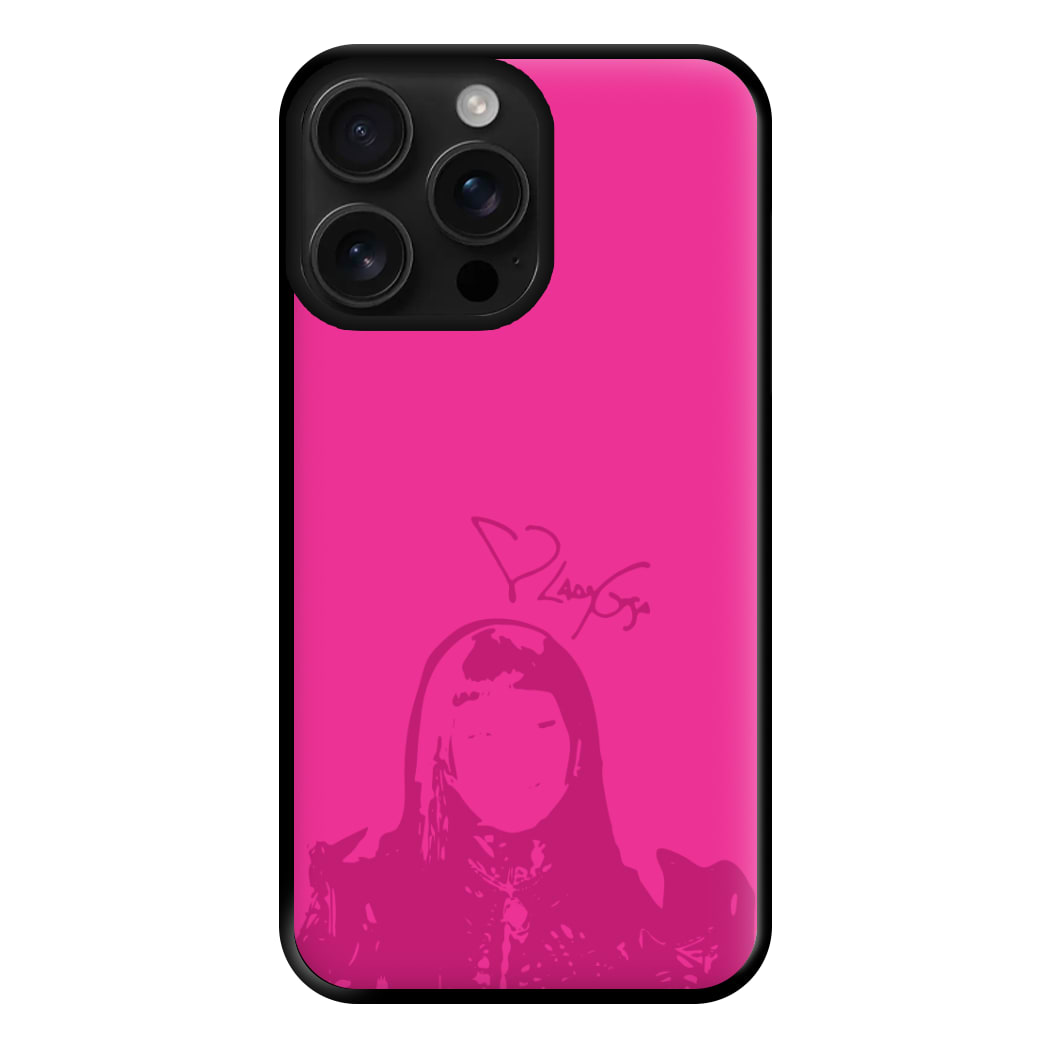 Pink Gaga Silhouette  iPhone 16 Pro Case