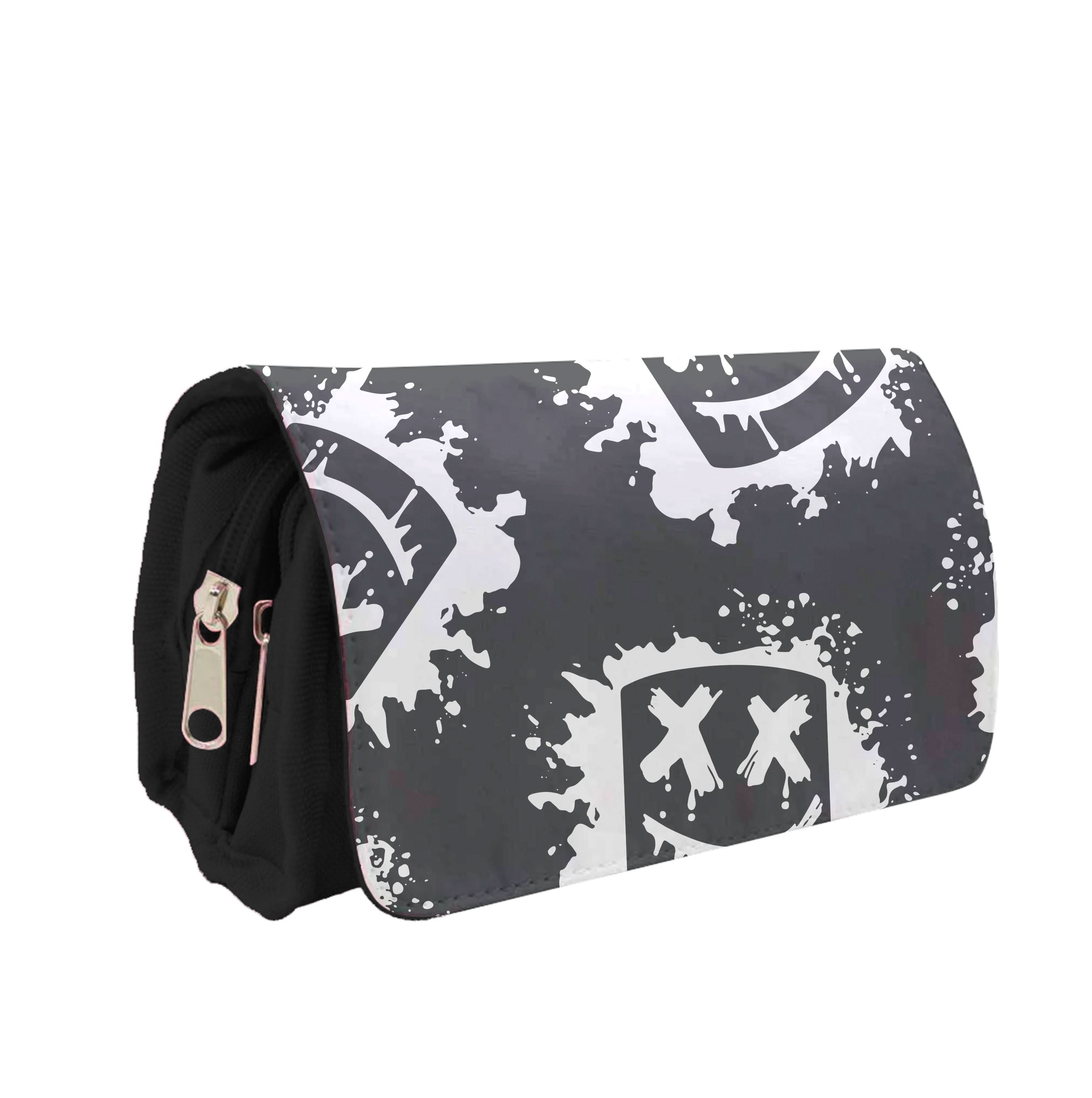 Black And White Helmet DJ Pattern Pencil Case