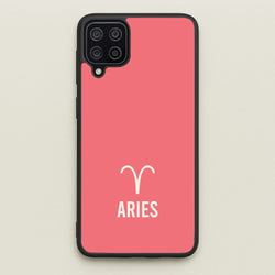 Aries Pastel Zodiac Galaxy A12 Case