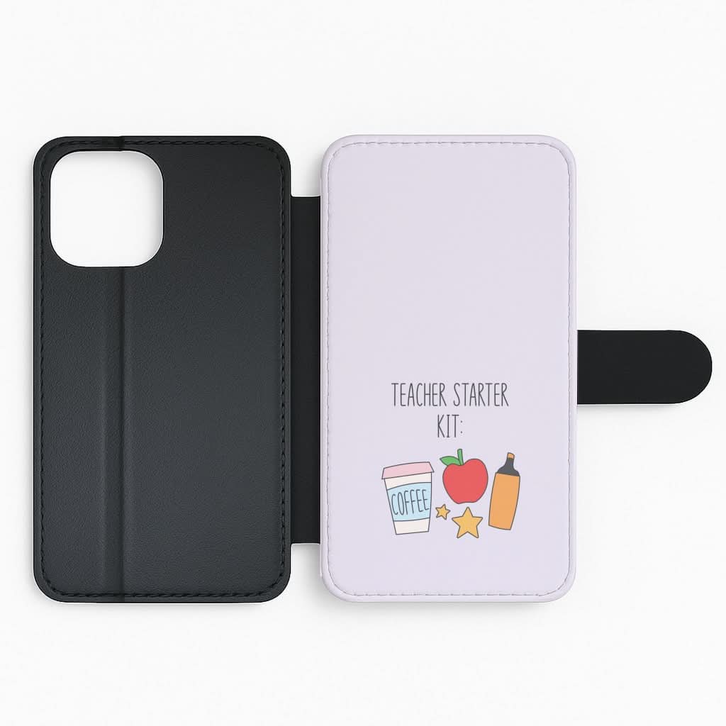 Teacher Starter Kit Flip Phone Case