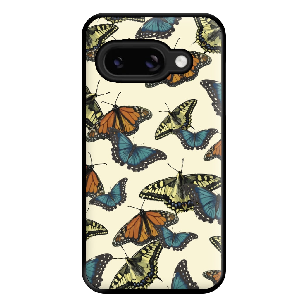 Butterfly Assortment Pattern Google Pixel 9a Case