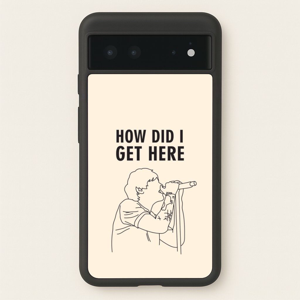 How Did I Get Here Outline Google Pixel 6 Case