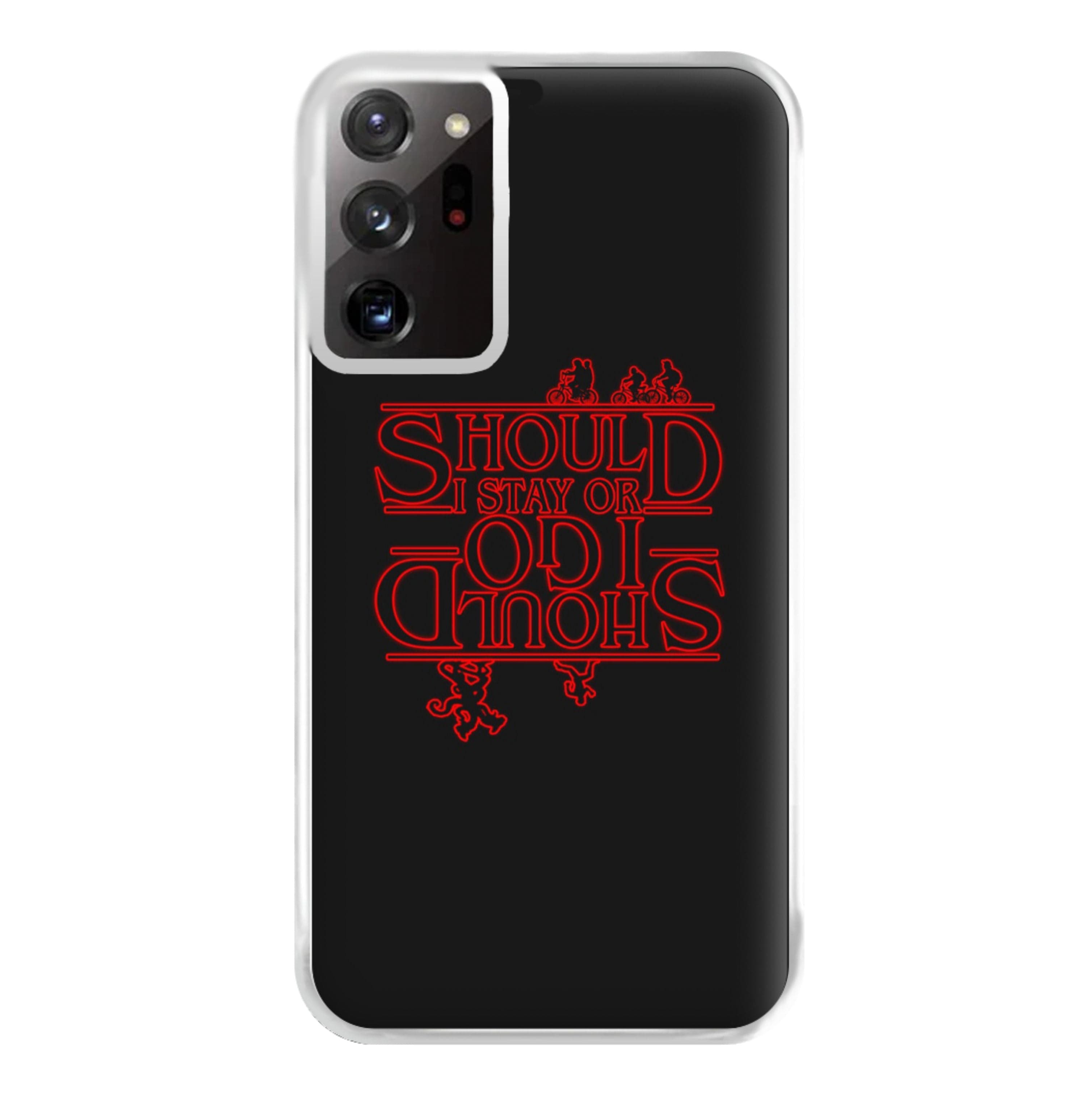 Should I Stay Or Should I Go Upside Down Phone Case