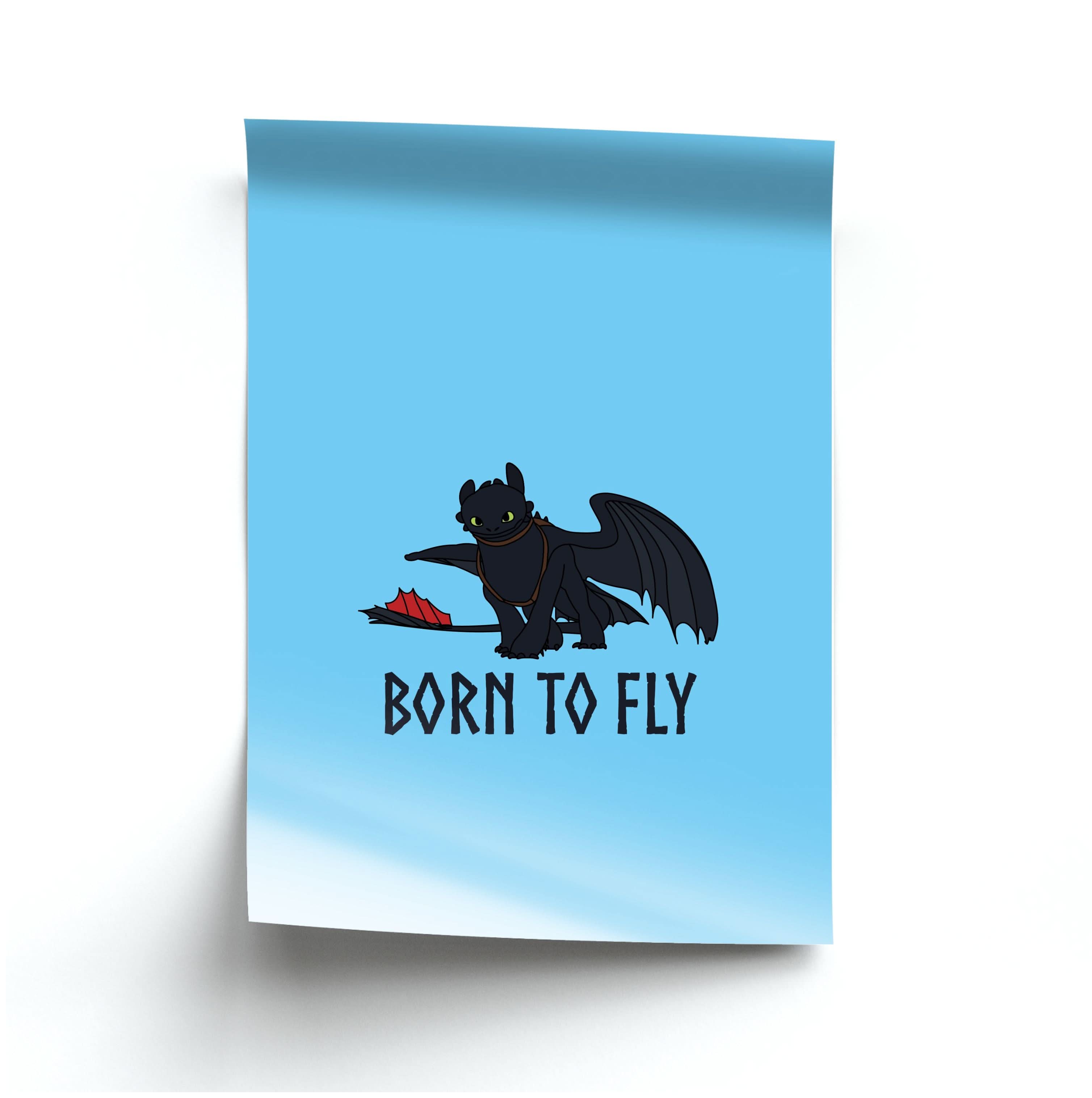 Dragon Born To Fly Poster