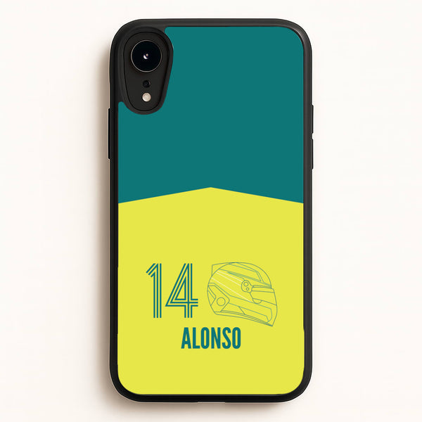 Alonso Helmet 2026 iPhone XR Case