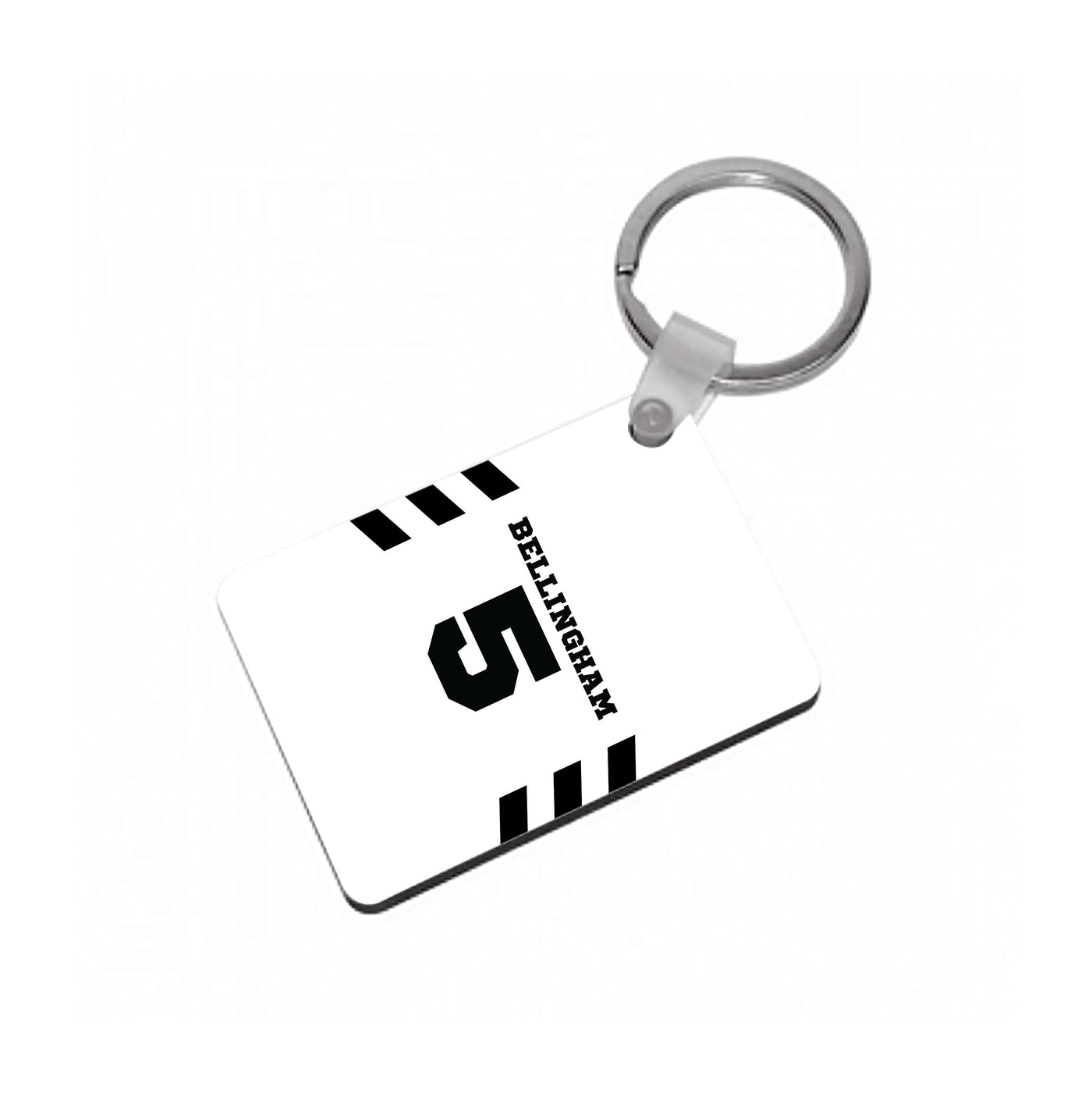 White Keyring