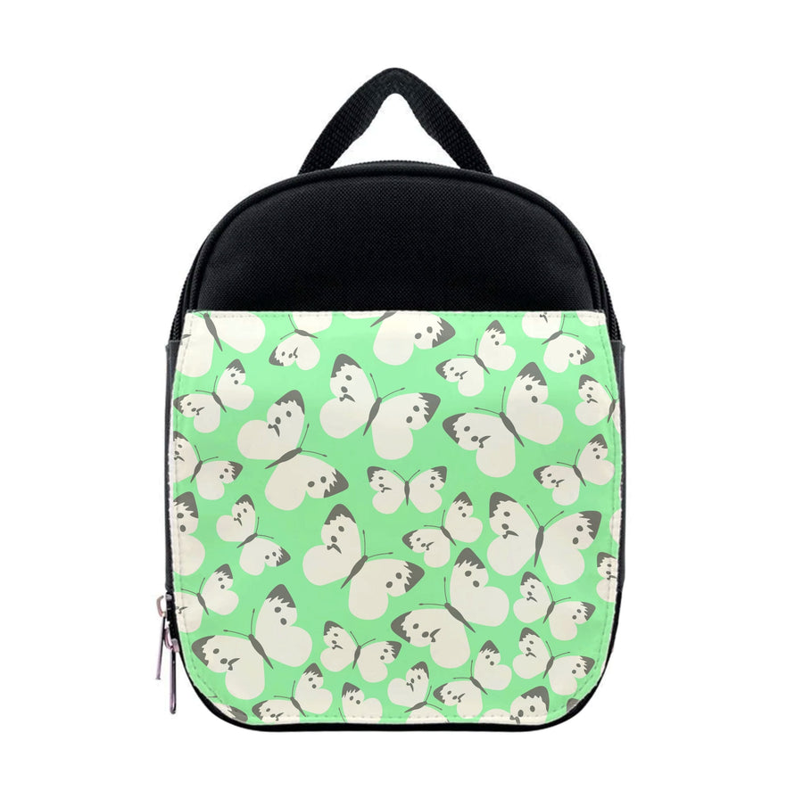 White Butterfly - Butterfly Patterns Lunchbox