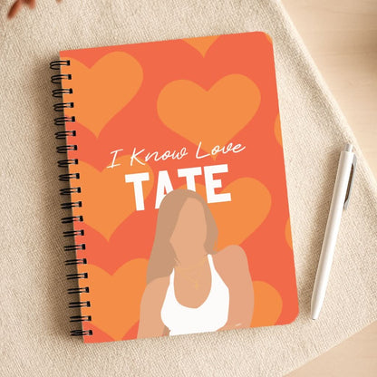 I Know Love Pattern Notepad