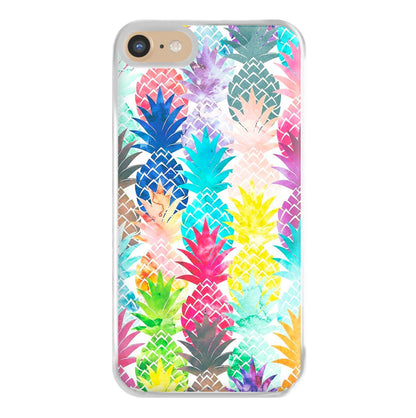 Watercolour Pineapple Pattern Phone Case