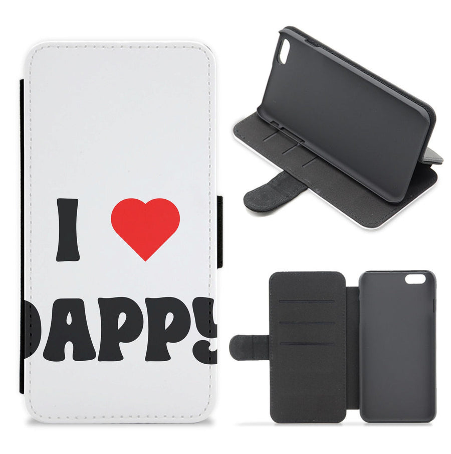 I Love Dappy - N-Dubz Flip / Wallet Phone Case