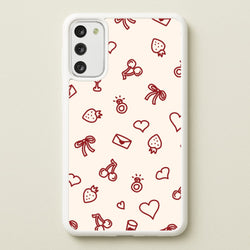 Valentines Doodles Galaxy A41 Case