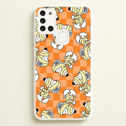 Mummy Cartoon Beagle Pattern Galaxy A21s Case