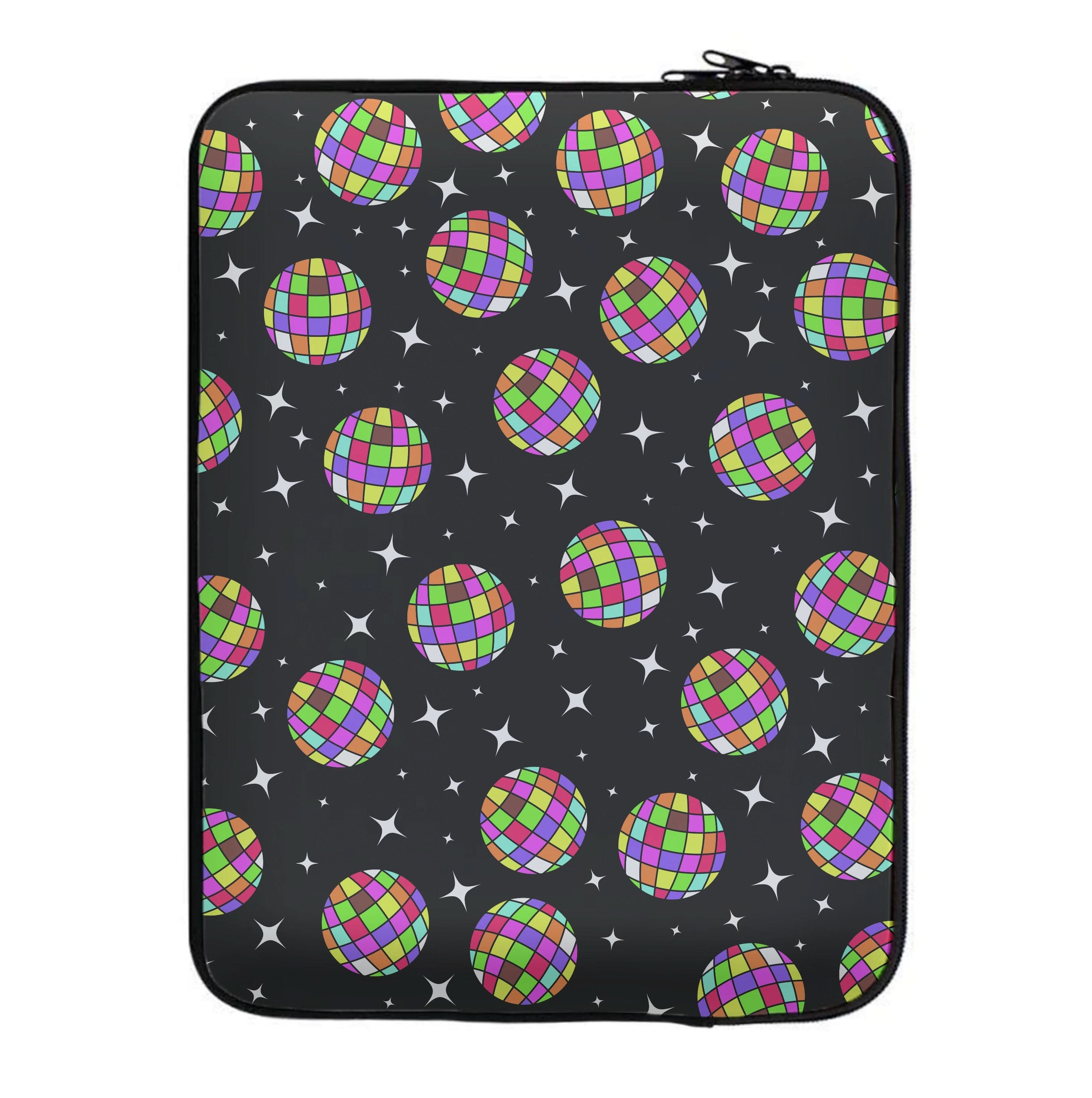 Rainbow Discoballs Laptop Sleeve