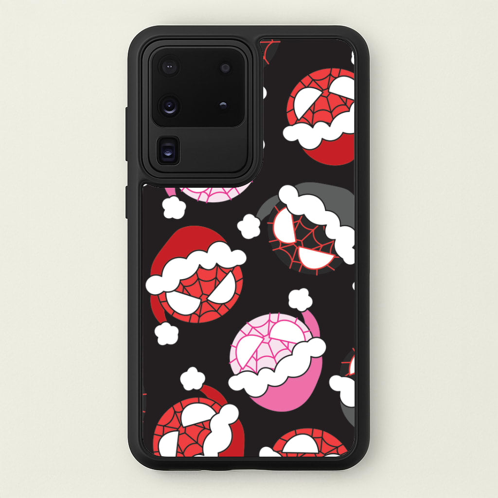 Spider Heroes Christmas Pattern Galaxy S20 Ultra Case