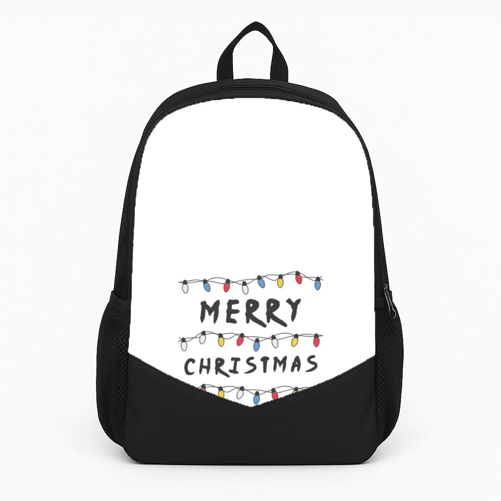 Merry Christmas String Lights Backpack