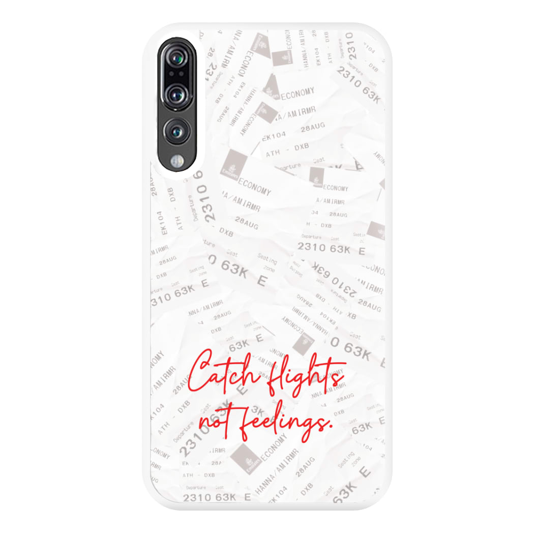 Catch Flights Not Feelings Collage Huawei P20 Pro Case