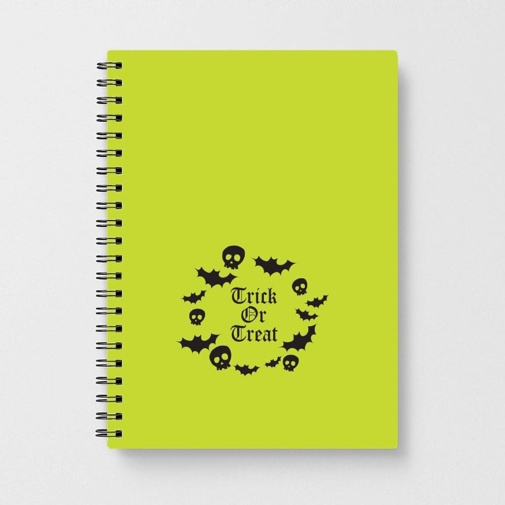 Trick Or Treat Wreath Notebook