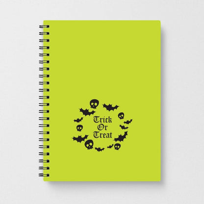 Trick Or Treat Wreath Notebook