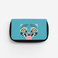 Demon Cat Face Pencil Case