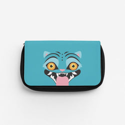 Demon Cat Face Pencil Case