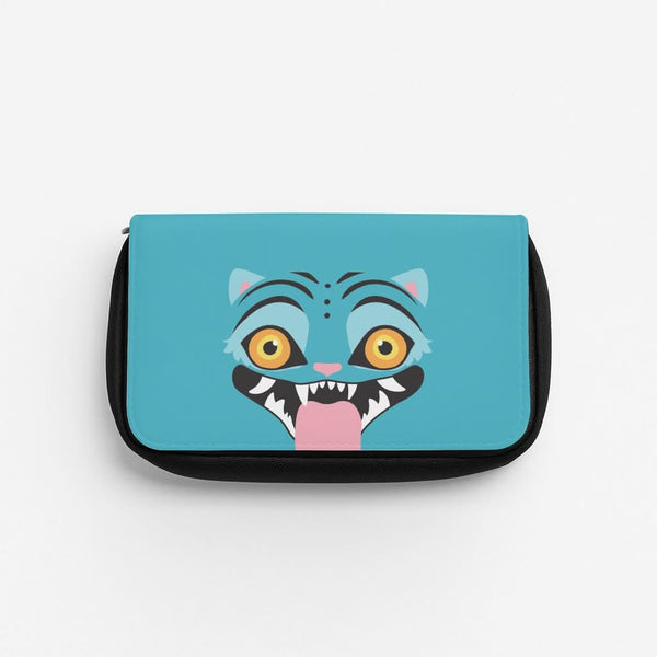 Demon Cat Face Pencil Case