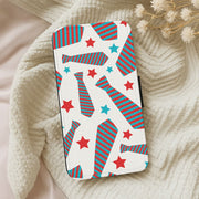 Tie And Stars Pattern Flip / Wallet Phone Case 5