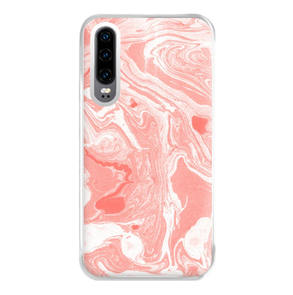 Pink Swirly Marble Phone Case