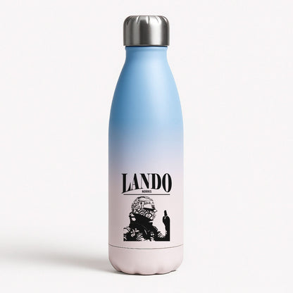Lando Black And Green  Blue Water Bottle