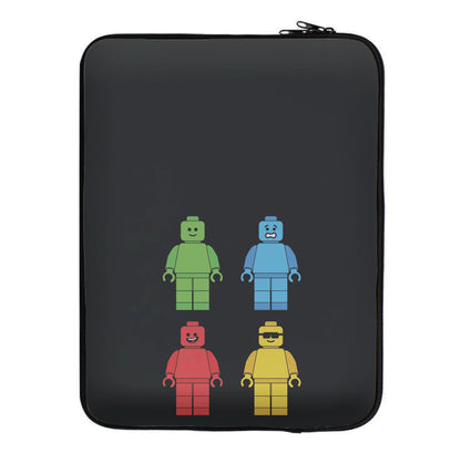 Bricks Figures Rainbow Laptop Sleeve