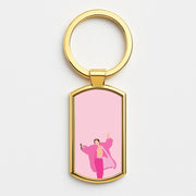 Harry Pink Coat  Luxury Keyring 3