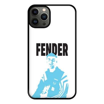 Fender Silhouette Blue iPhone 13 Case