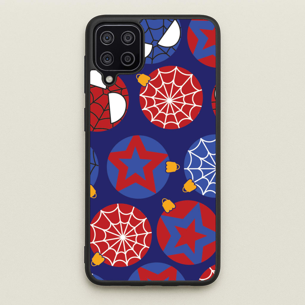 Spider Hero Baubles Pattern Galaxy A12 Case