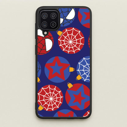 Spider Hero Baubles Pattern Galaxy A12 Case