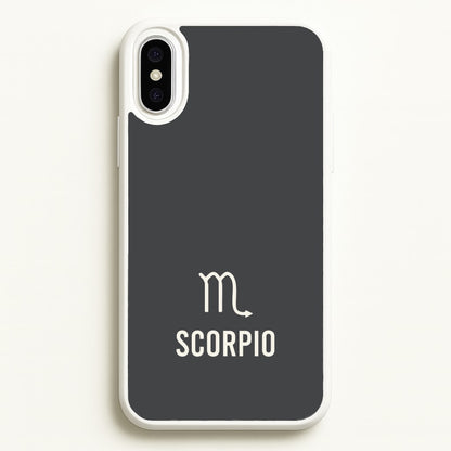 Scorpio Pastel Zodiac iPhone XS Max Case