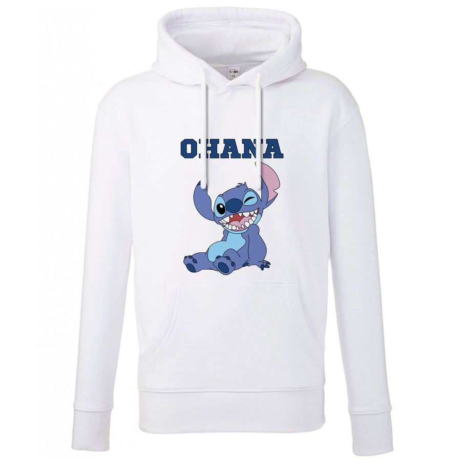 Blue Alien Ohana Hoodie