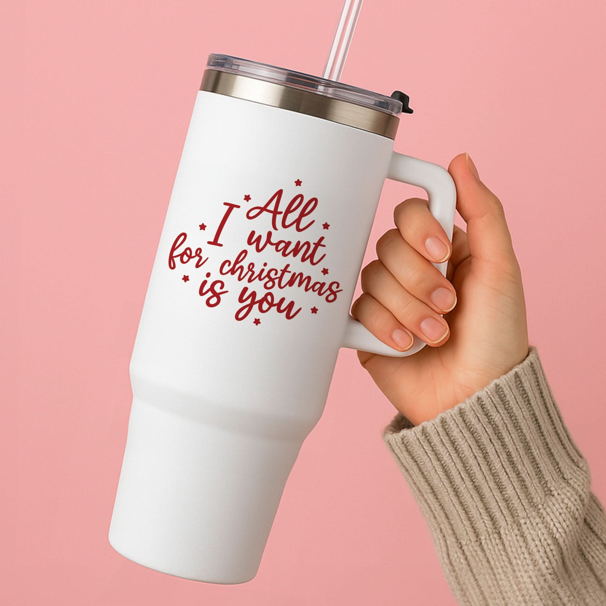 All I Want For Christmas Is You Stars Tumbler