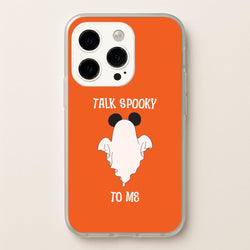 Talk Spooky To Me Mouse Ghost iPhone 15 Pro Case