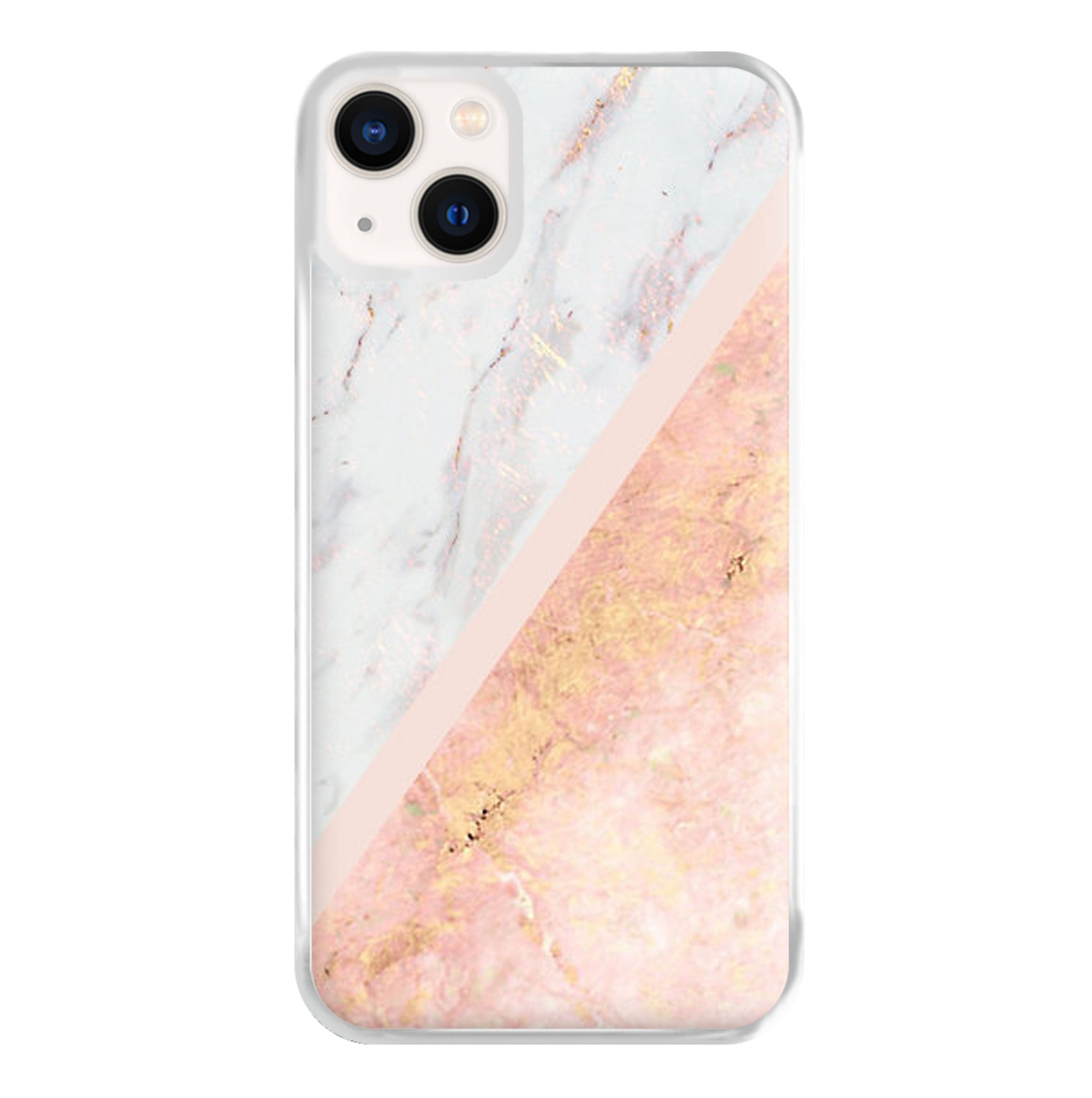 Marble and Rose Gold Phone Case