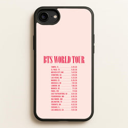 K-Pop Band World Tour List 2026 iPhone 6 / 7 / 8 / SE Case