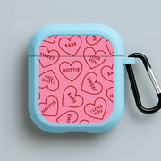 Quote Love Hearts Pattern AirPods Case 3
