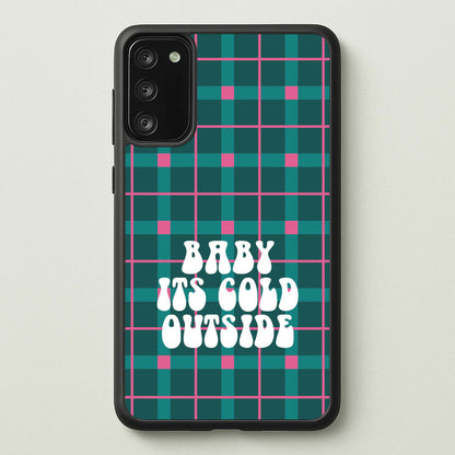 Baby It's Cold Outside Tartan Galaxy S20FE Case