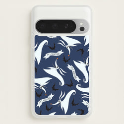 Skeleton Dog And Bats Pattern Google Pixel 9 Pro XL Case
