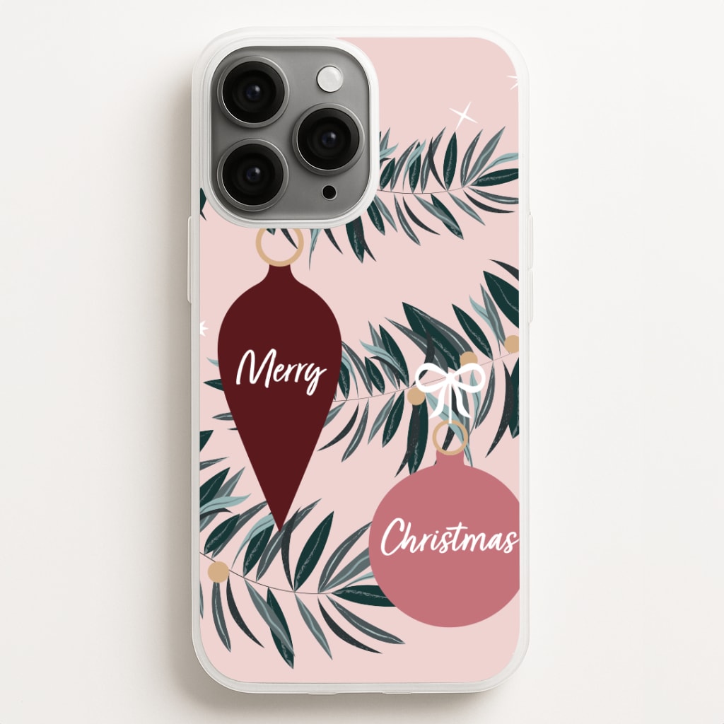 Merry Christmas Phone Case for iPhone, Samsung Galaxy and Google Pixel