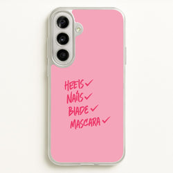 Heels, Nails, Blade, Mascara Galaxy A56 Case