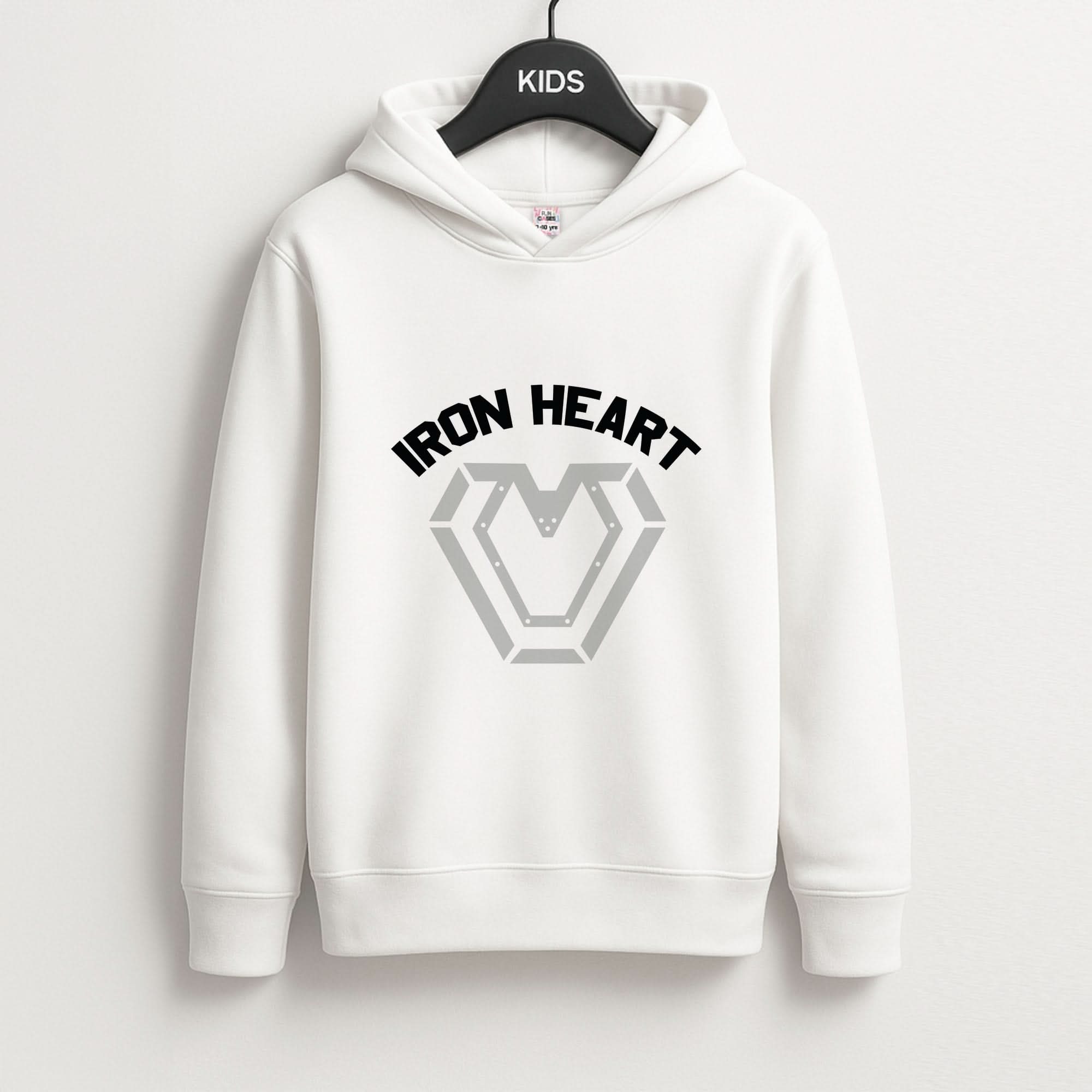 Metal Hero Heart Kids Hoodie