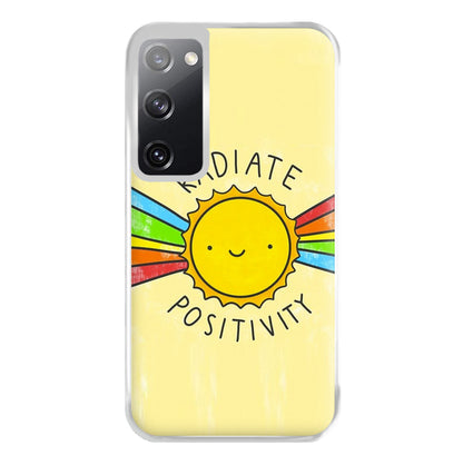 Radiate Positivity Sunshine - Positivity Phone Case