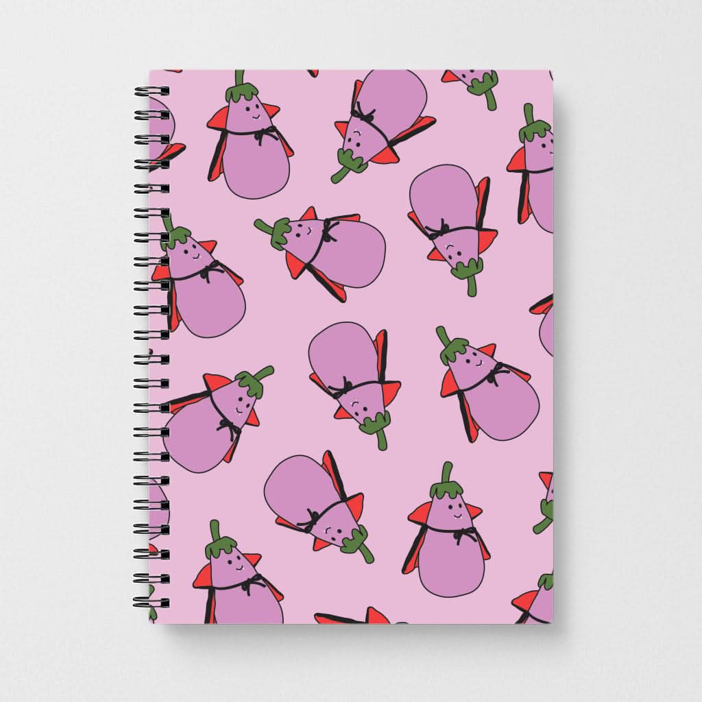 Vampire Vegetable Pattern - Halloween Notebook